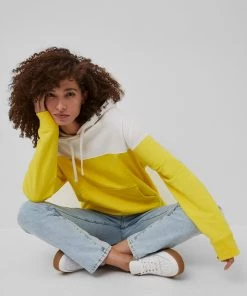 French Connection Sunday Sweat Colour Block Hoodie