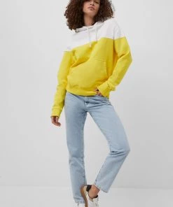 French Connection Sunday Sweat Colour Block Hoodie