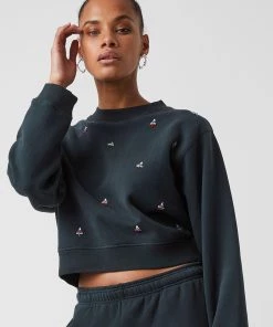 French Connection Sale Rina Embellished Sweatshirt