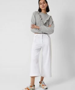 French Connection View All Ruffle Crew Neck Sweatshirt