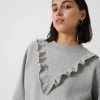 French Connection View All Ruffle Crew Neck Sweatshirt