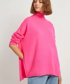 French Connection Eda Cashmere High Neck Jumper Jumpers & Cardigans