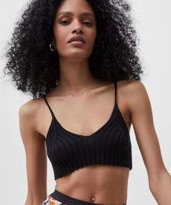French Connection Sale Kera Mozart Strappy Crop Top