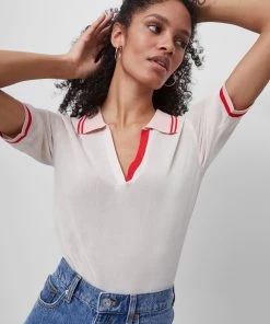 French Connection Sale Livia Knit Polo Top 11 French Connection Sale Livia Knit Polo Top
