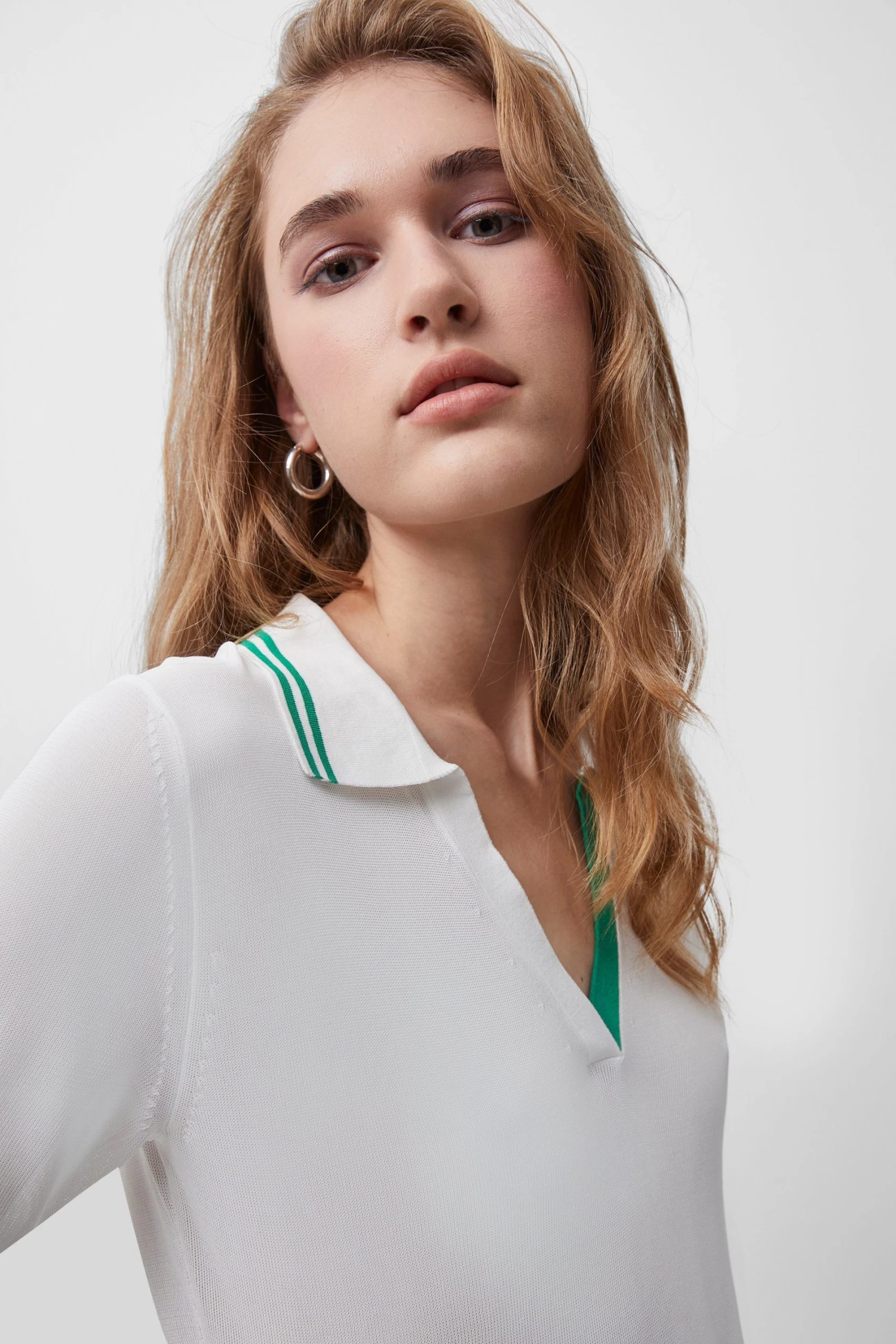 French Connection Sale Livia Knit Polo Top 3 French Connection Sale Livia Knit Polo Top