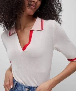 French Connection Sale Livia Knit Polo Top