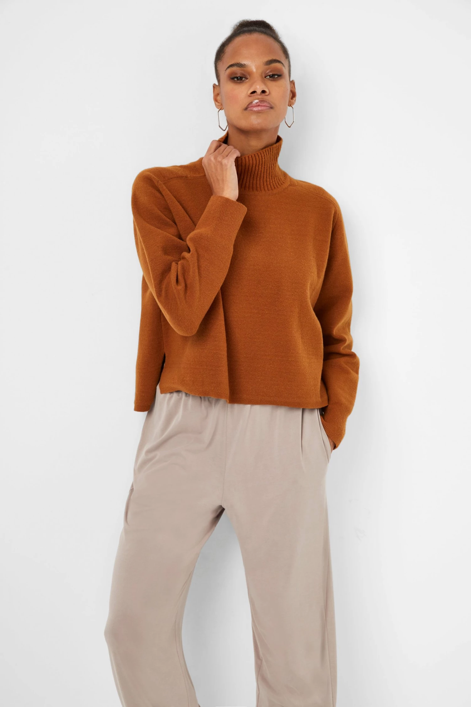 French Connection Sale Millia Milano Vhari High Neck Jumper 3 French Connection Sale Millia Milano Vhari High Neck Jumper