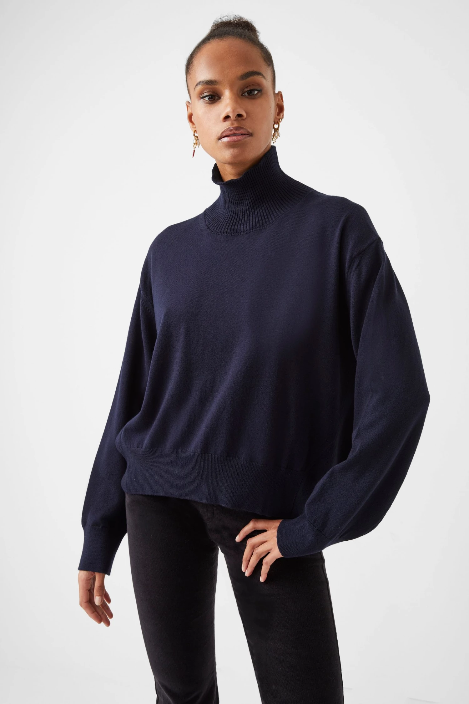 French Connection Sale Millia Milano Vhari High Neck Jumper 3 French Connection Sale Millia Milano Vhari High Neck Jumper