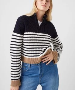 French Connection Kai Half Zip Jumper