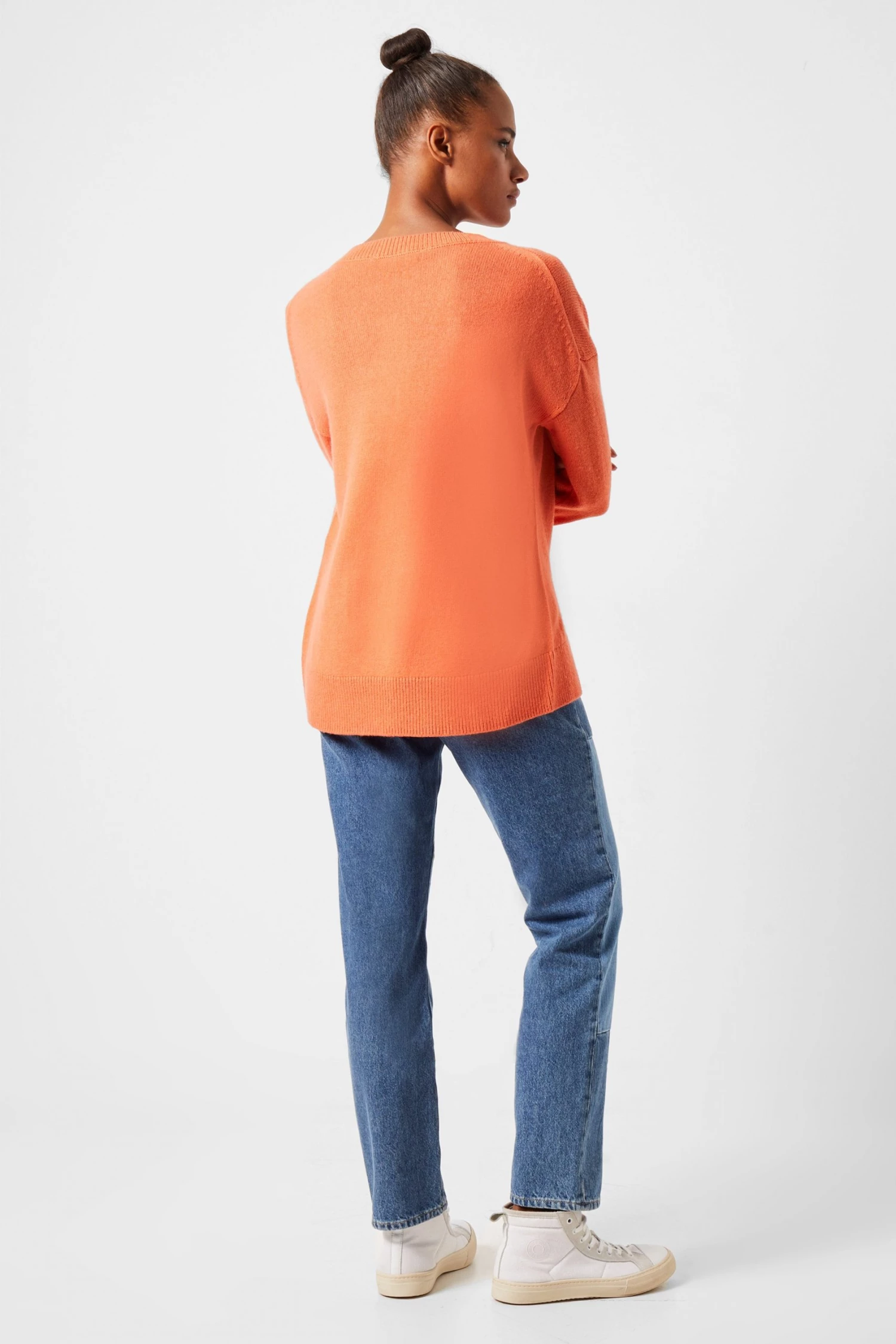 French Connection Sale Josi Cashmere Blend V-Neck Jumper 6 French Connection Sale Josi Cashmere Blend V-Neck Jumper