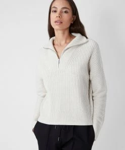 French Connection Lana Knits Half-Zip Jumper Sale