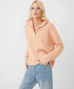French Connection Sale Lana Knits Half-Zip Jumper