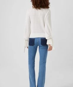 French Connection Marcela Lace Collared Jumper