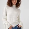 French Connection Marcela Lace Collared Jumper