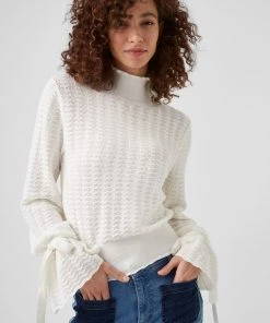 French Connection Marcela Lace Collared Jumper
