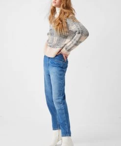 French Connection Olive Check Jumper Last Chance To Buy