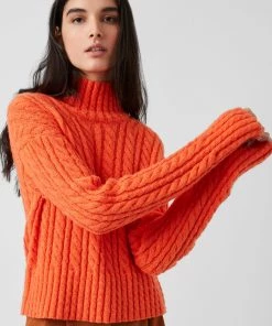 French Connection Jacqueline Cable High Neck Jumper Sale