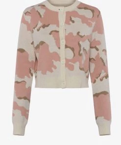 French Connection Kylah Camo Knitted Cardigan