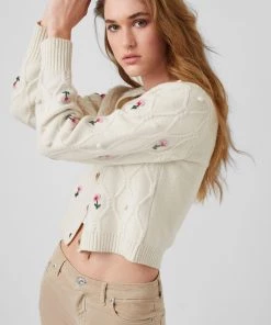 French Connection Kinsley Embroidered Cardigan Sale