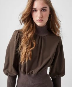 French Connection Krista Knits High Neck Jumper Sale