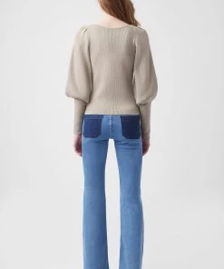 French Connection Joss Knit Slash Neck Jumper Sale