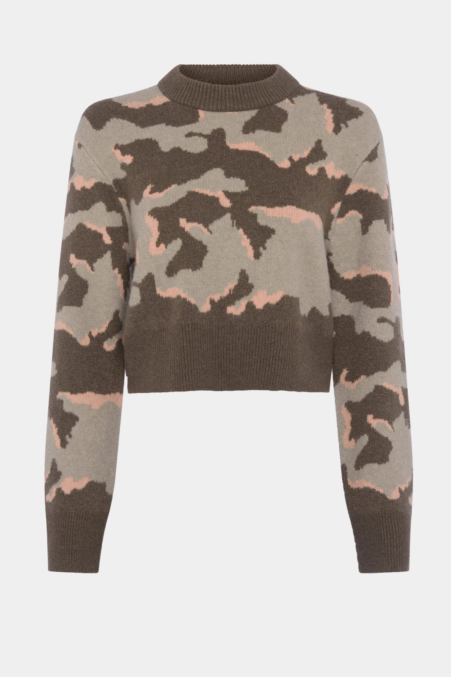 French Connection Kylah Camo Crew Neck Jumper 7 French Connection Kylah Camo Crew Neck Jumper