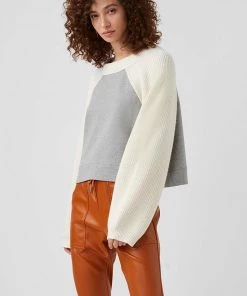 French Connection Kit Mix Media Jumper Sale