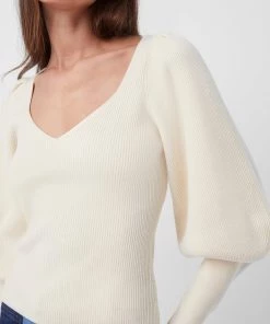 French Connection Sale Joss Knit Puff Sleeve Jumper