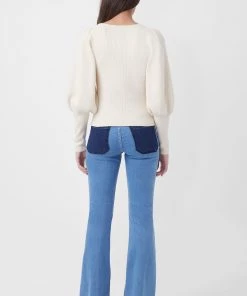 French Connection Sale Joss Knit Puff Sleeve Jumper
