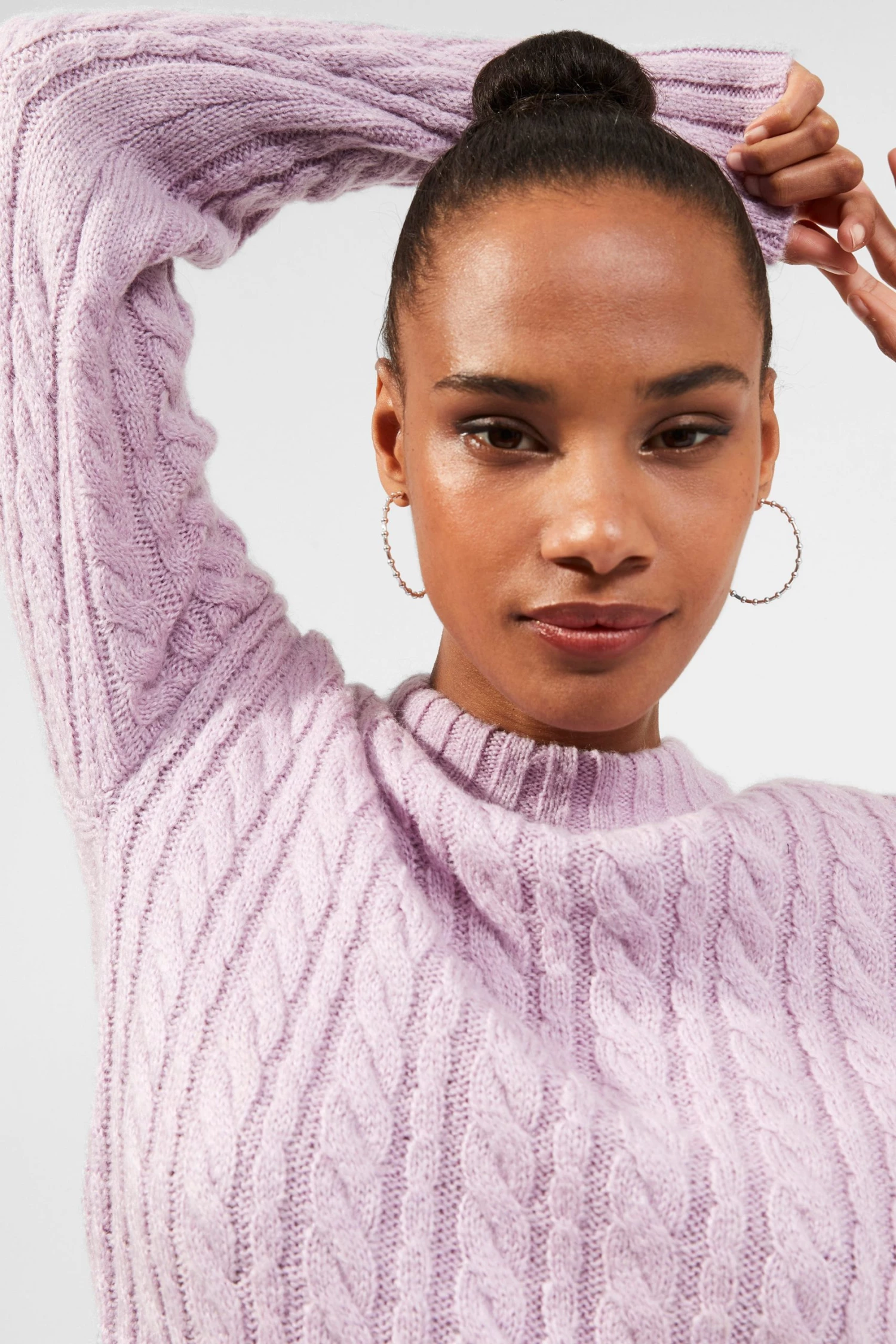 French Connection Jacqueline Open Cable Crew Neck Jumper Sale 4 French Connection Jacqueline Open Cable Crew Neck Jumper Sale