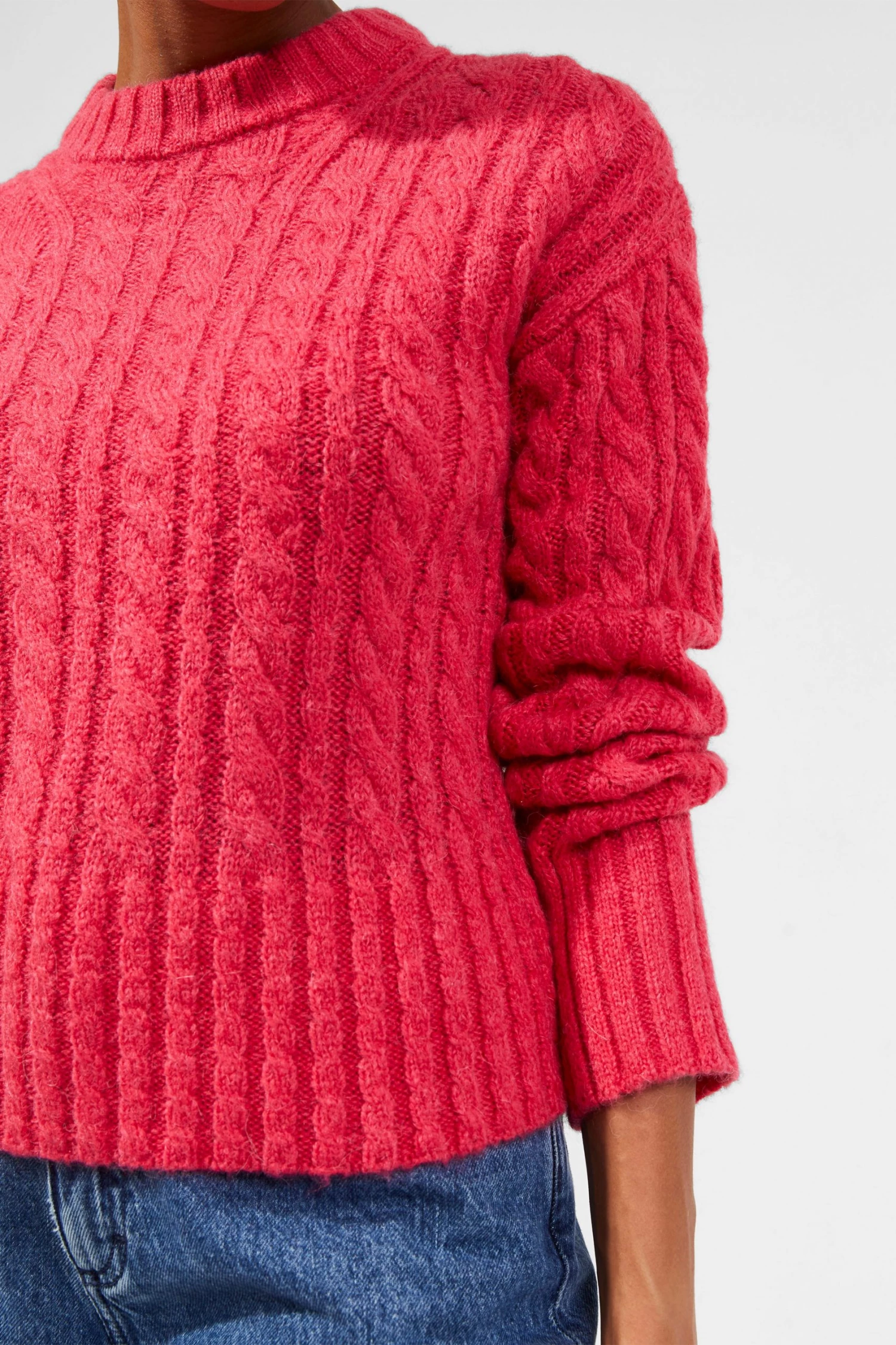 French Connection Sale Jacqueline Cable Crew Neck Jumper 5 French Connection Sale Jacqueline Cable Crew Neck Jumper