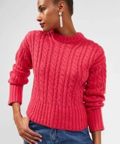 French Connection Sale Jacqueline Cable Crew Neck Jumper