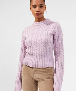 French Connection Jacqueline Open Cable Crew Neck Jumper Sale