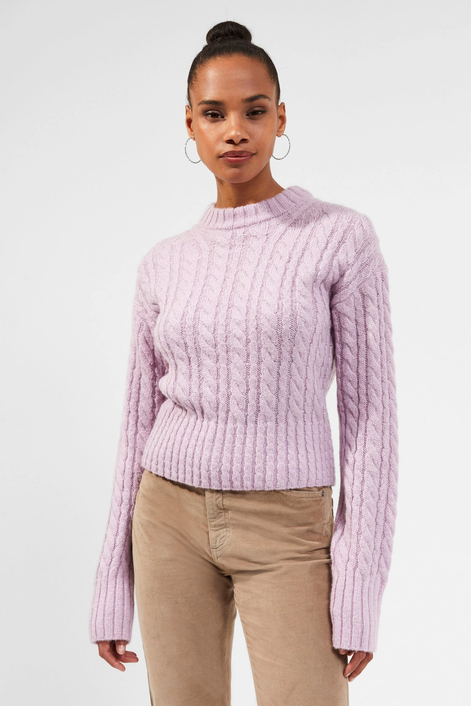French Connection Jacqueline Open Cable Crew Neck Jumper Sale 3 French Connection Jacqueline Open Cable Crew Neck Jumper Sale