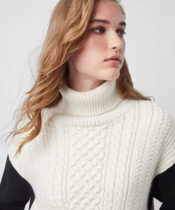 French Connection Soraya Cable Hybrid Knit Jumper 9 French Connection Soraya Cable Hybrid Knit Jumper