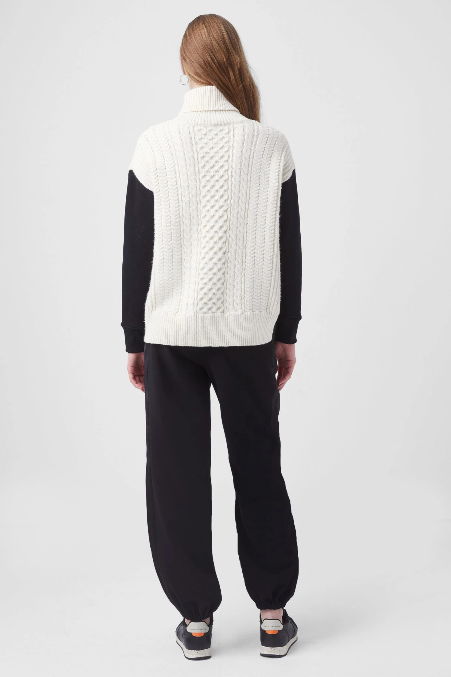French Connection Soraya Cable Hybrid Knit Jumper 6 French Connection Soraya Cable Hybrid Knit Jumper
