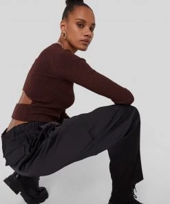 French Connection Olina Knitted V-Neck Top Sale