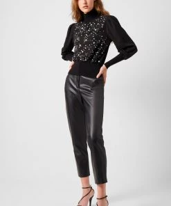 French Connection Macey Star Embroidered Jumper