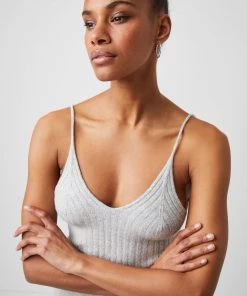 French Connection Vhari Loungewear Strappy Crop Top Sale