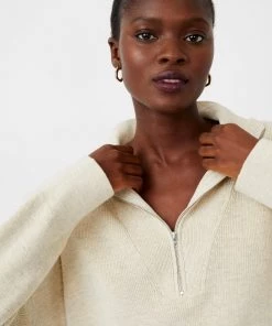 French Connection Mozart Half Zip Jumper Sale