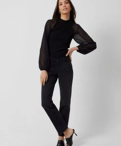 French Connection Jumpers & Cardigans Melody Fabric Mix Top