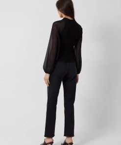 French Connection Jumpers & Cardigans Melody Fabric Mix Top