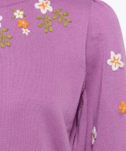 French Connection Jumpers & Cardigans Kaitlyn Organic Embroidery Jumper