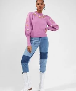 French Connection Jumpers & Cardigans Kaitlyn Organic Embroidery Jumper