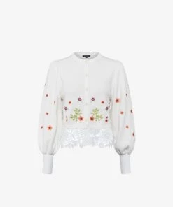 French Connection Kaitlyn Organic Floral Embroidery Cardigan Jumpers & Cardigans 15 French Connection Kaitlyn Organic Floral Embroidery Cardigan Jumpers & Cardigans
