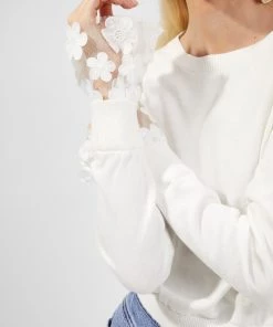 French Connection Jumpers & Cardigans Mara Lace Mix Jumper