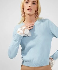 French Connection Jumpers & Cardigans Mara Lace Mix Jumper