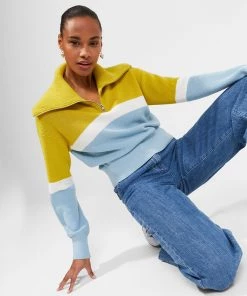 French Connection Jumpers & Cardigans Konnie Half-Zip Jumper