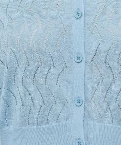 French Connection Jumpers & Cardigans Jessica Recycled Lace-Stitch Jumper