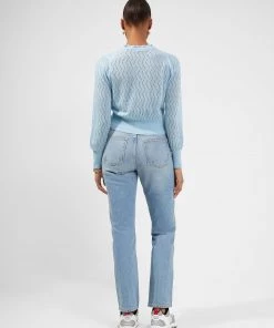 French Connection Jumpers & Cardigans Jessica Recycled Lace-Stitch Jumper